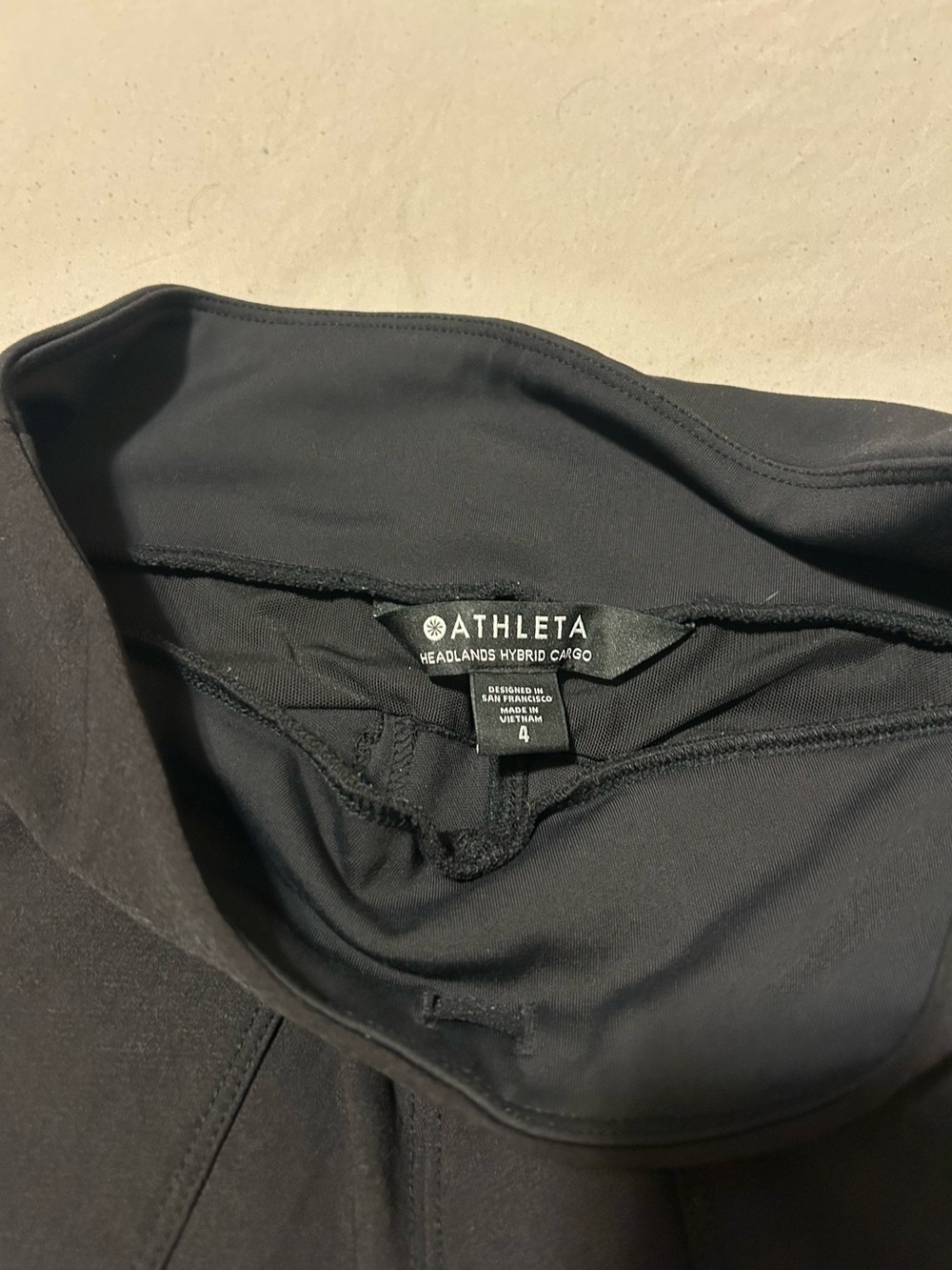 Athleta Black Stretch Cargo Ponte Skinny Pants - Picture 6 of 10